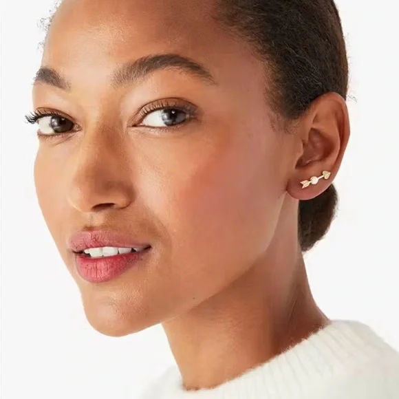 KATE SPADE Love Game Arrow Ear-Pin Earrings - Picture 2 of 5